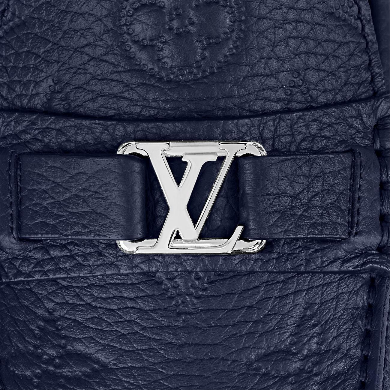 Giày Louis Vuitton Hockenheim Moccasin Nam Xanh Marine